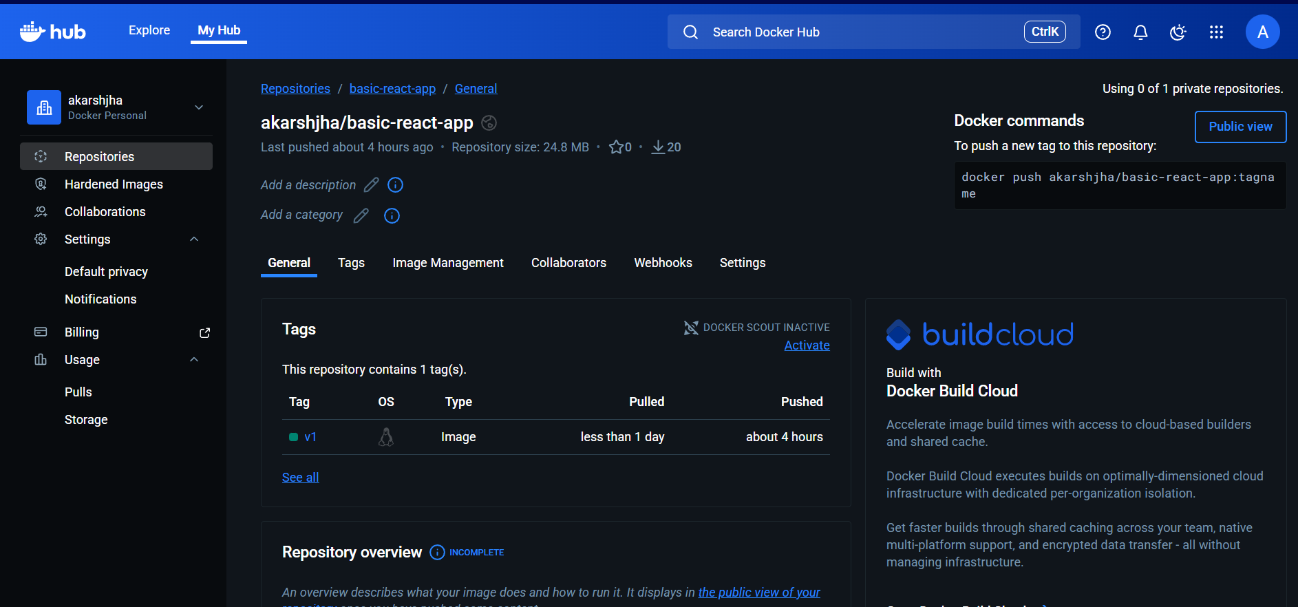 BuildJan Day 13 – React app containerized with Nginx